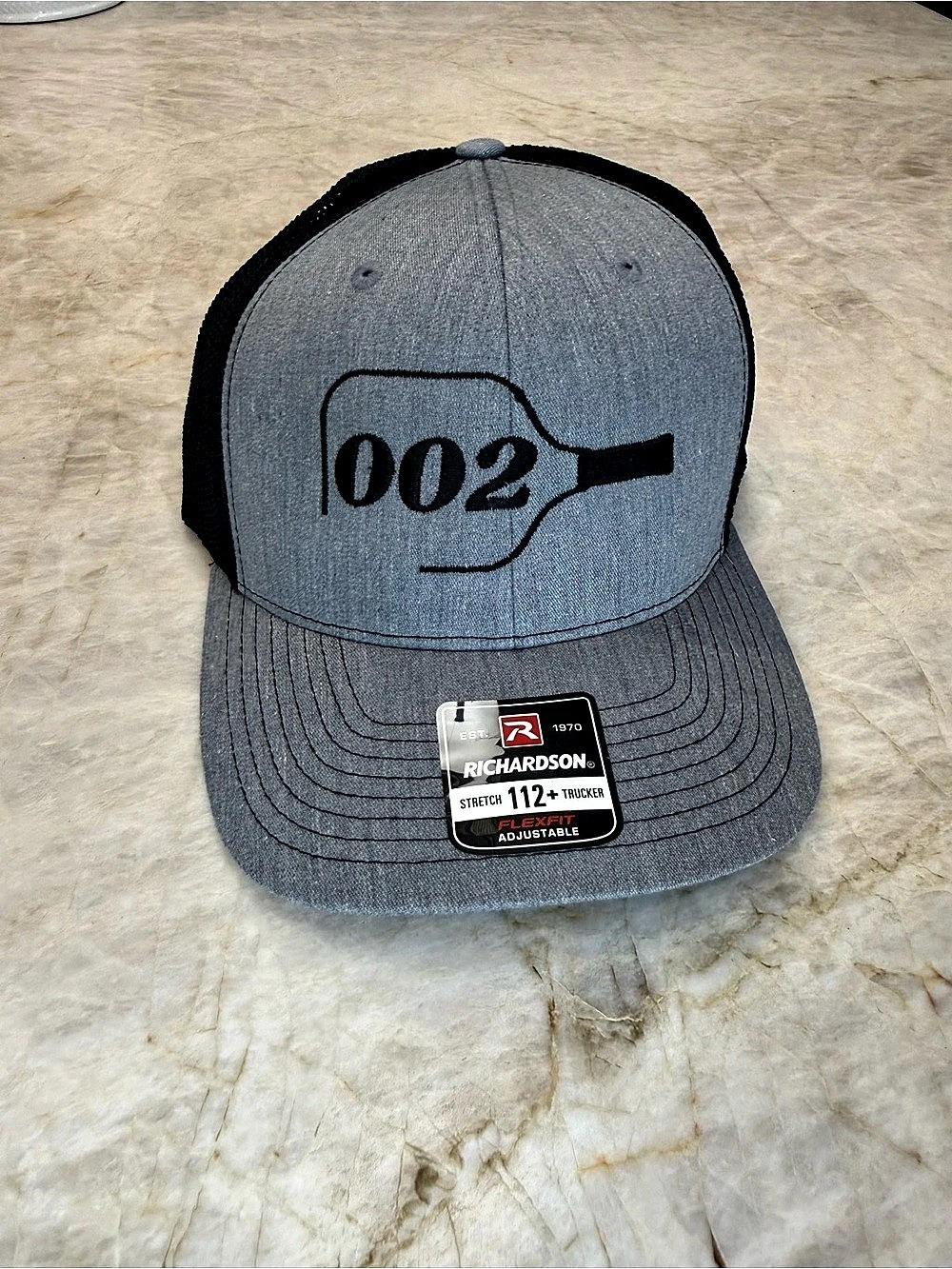Pickleball Richardson 112 Trucker Hat Gray & Black NWT